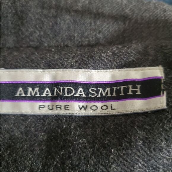 Amanda Smith VTG 100% Wool 2 Piece Suit Set Size 12 - Picture 11 of 12